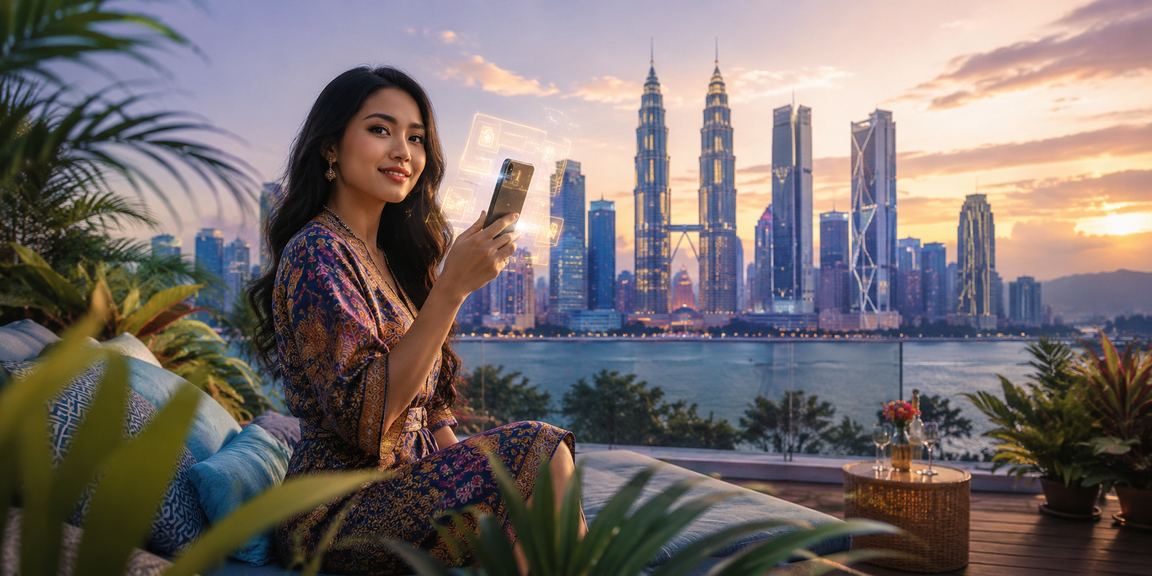 Pemain kasino mudah alih bergaya batik di Kuala Lumpur menggunakan tanda2
