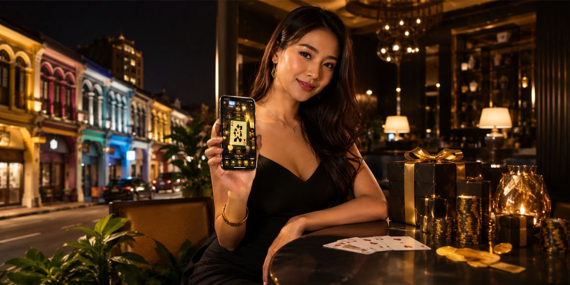 Permainan teen patti bergaya Melayu Pulau Pinang selepas log masuk tanda2